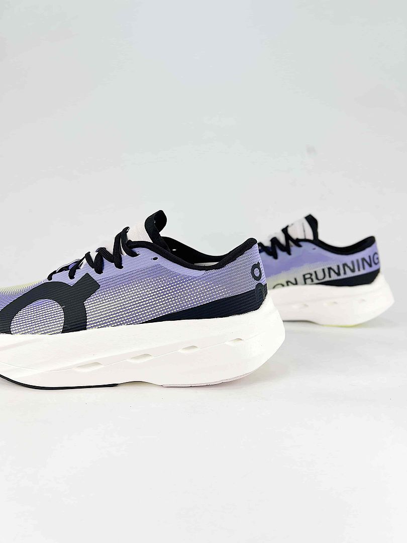 On Cloudboom Volt Lavender Black Running Sneakers Women Men 3MF30744834