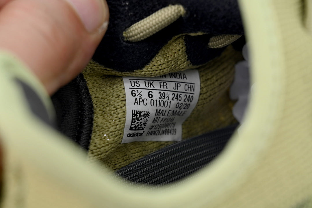 adidas Yeezy Boost 350 V2 Sulfur FY5346 Women Men Olive Green Sneakers