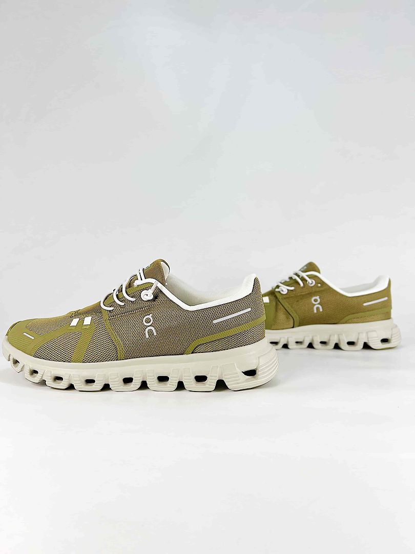 On Cloud 6 Push Olive Green Sneakers | Women's & Men's Style | 3WF10063014