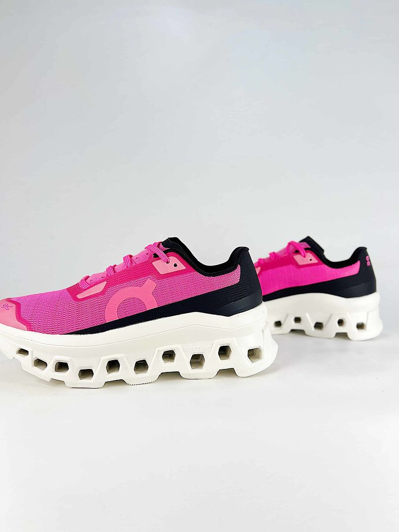 On Cloudmonster Void Hot Pink Black Lifestyle Sneakers 3WG10814561