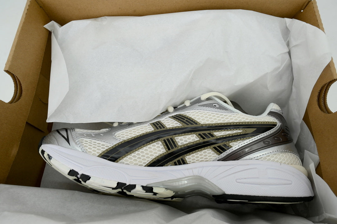ASICS GEL-KAYANO 14 Silver Cream Women's Men's Y2K Retro Sneakers | 1201A019-108