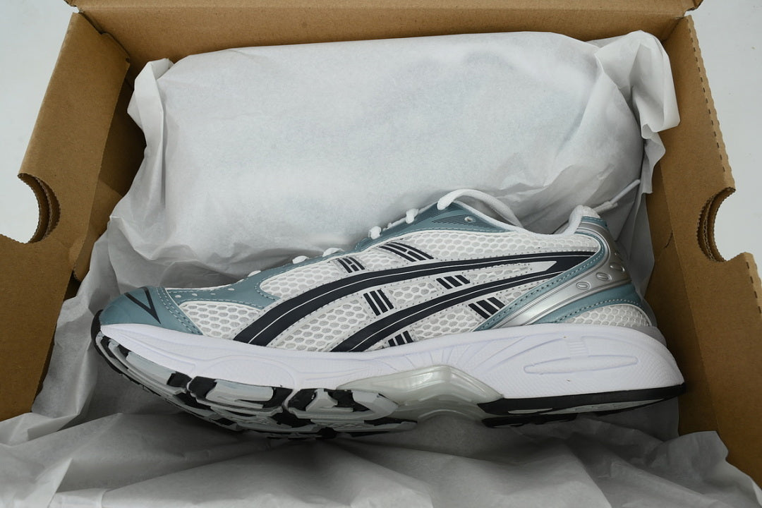 ASICS GEL-KAYANO 14 White Fjord Grey Women's Men's Y2K Retro Sneakers | 1203A537-106