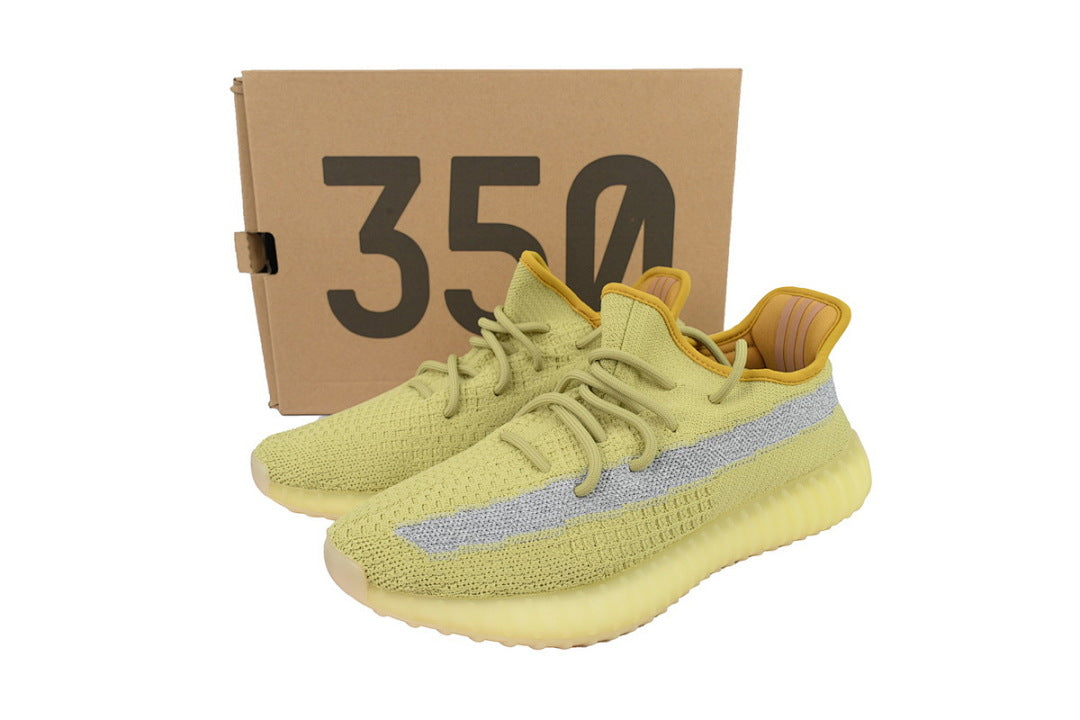 adidas Yeezy Boost 350 V2 Marsh FX9034 – Women's Men's Yellow Streetwear Sneakers