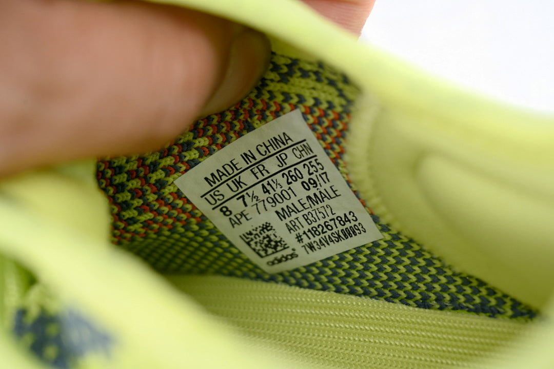 adidas Yeezy Boost 350 V2 Semi Frozen Yellow B37572 Sneakers Women Men