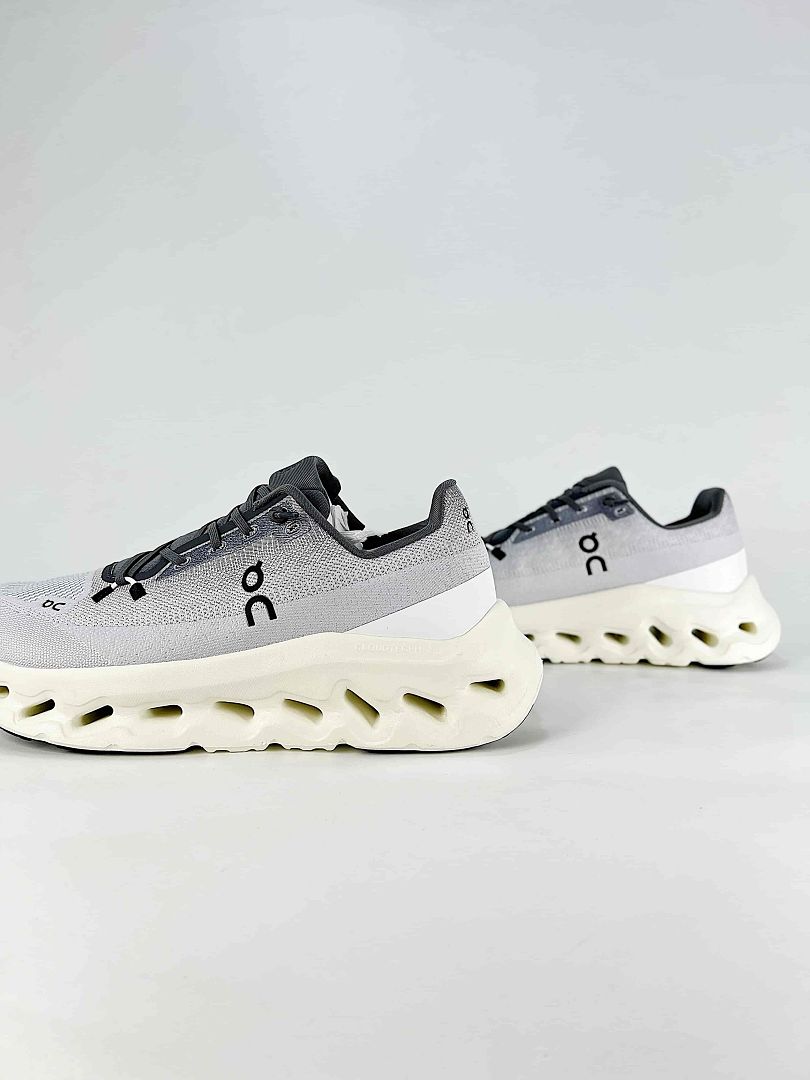 On Cloudtilt Grey Black Cream Lifestyle Sneakers
