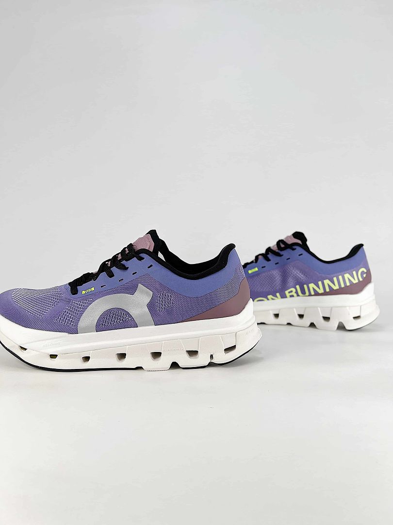 On Cloudflow 5 Purple White Running Sneakers Women Men 3WF10094851