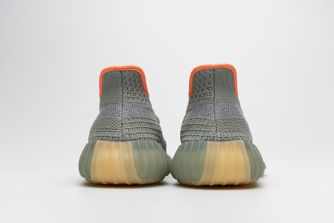 adidas Yeezy Boost 350 V2 Desert Sage FX9035 Women's Men's Sage Green Orange Sneakers