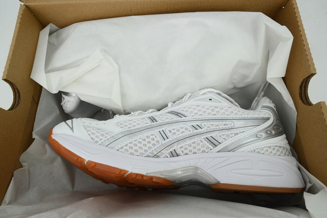 A.P.C. x ASICS GEL-KAYANO 14 White Pure Silver Women's Men's Retro Sneakers | 1203A727-100