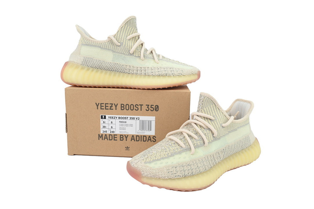 adidas Yeezy Boost 350 V2 Citrin Reflective FW5318 | Women's Men's Neutral Sneakers
