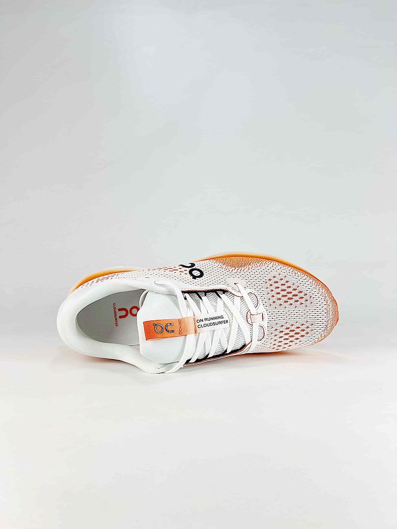 On Cloudtilt White Orange Low Top Chunky Sneakers Everyday Casual Shoes