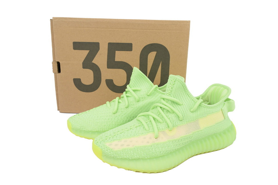 adidas Yeezy Boost 350 V2 Glow In The Dark EG5293 | Women's Men's Neon Green Sneakers