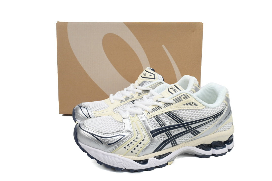 ASICS GEL-KAYANO 14 White Midnight 1202A056-109 | Women's Men's Retro Sneakers