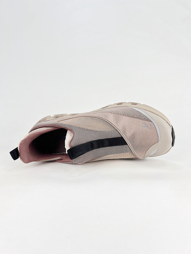 On Cloud Beige Taupe Slip On Sneakers Women Men Casual Shoes