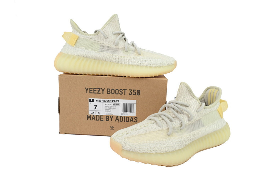 adidas Yeezy Boost 350 V2 Light GY3438 | Women's Men's Cream Sneakers