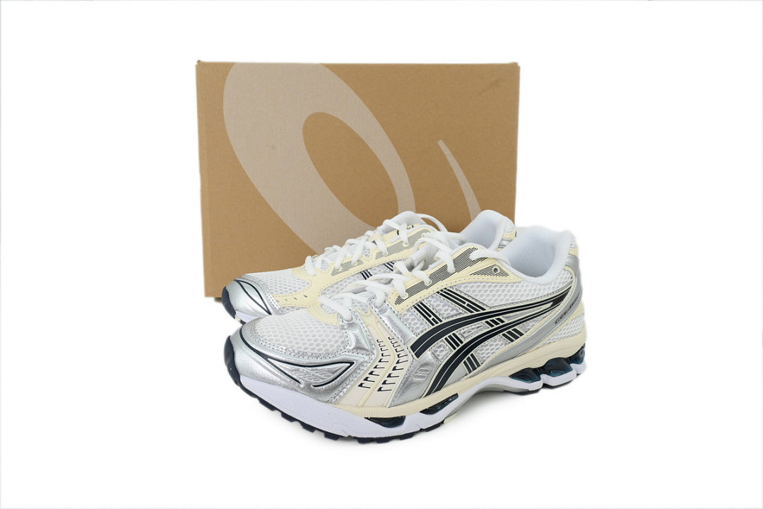 ASICS GEL-KAYANO 14 White Midnight Women's Sneakers | Men's Styling | Y2K Retro 1202A056-109