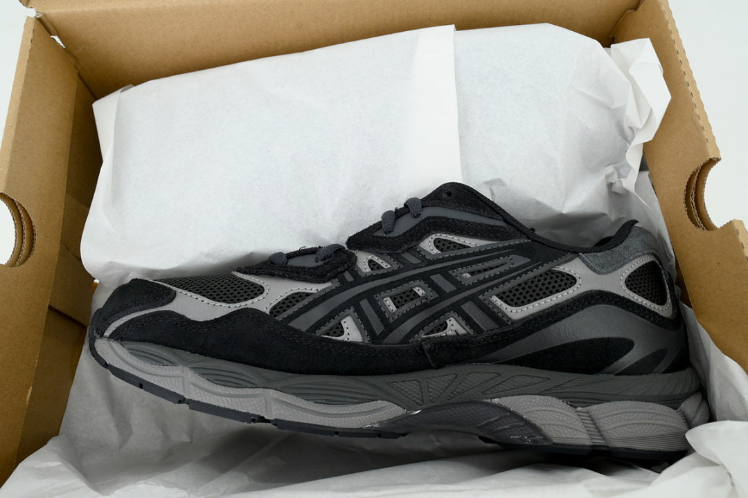 ASICS GEL-NYC Graphite Grey Black Women's Men's Retro Streetwear Sneakers | 1201A789-020