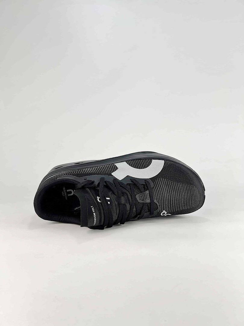 On Cloudboom Volt Black White Running Sneakers Women Men 3MF30980468