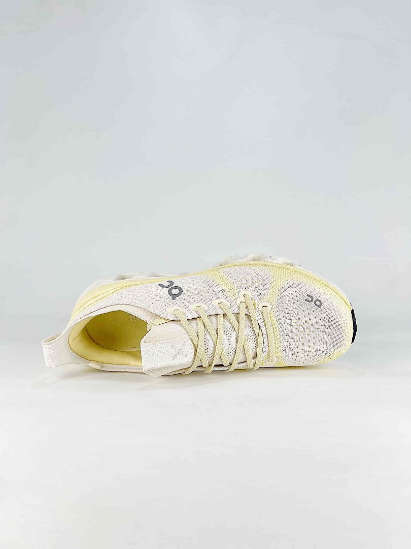 On Cloud White Cream Yellow Low Top Sneakers Women Men 3MG30095216