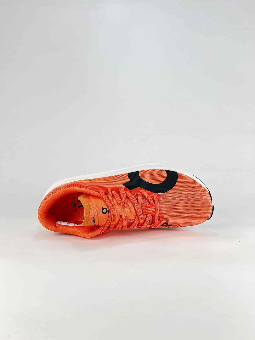 On Cloudboom Volt Orange Black Running Sneakers Women Men 3MF30984553