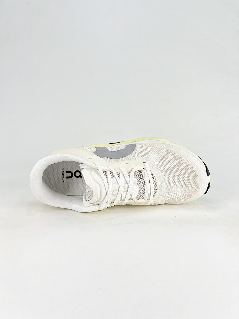 On Cloudflow 5 Ivory Yellow Running Sneakers Women Men 3MF10114852