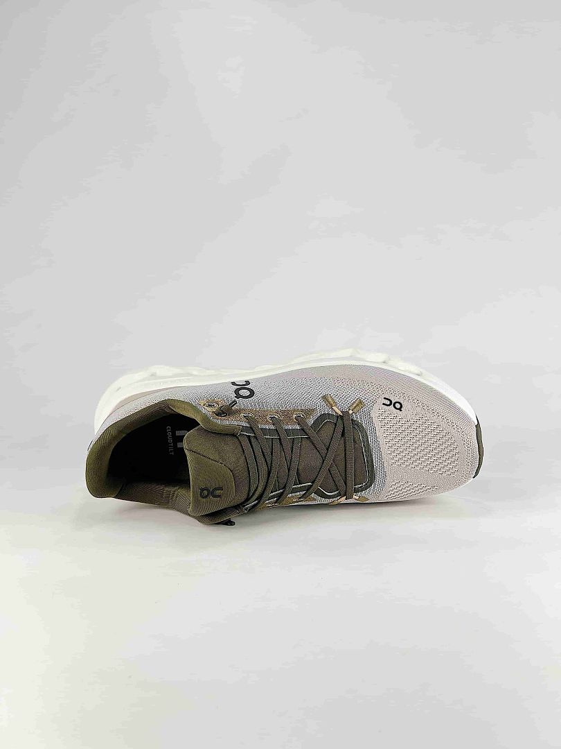On Cloudtilt Beige Olive Lifestyle Sneakers