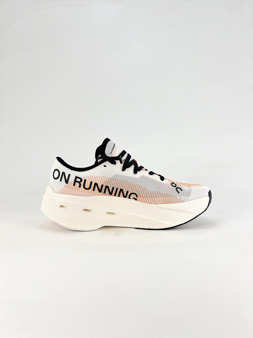 On Cloudboom Volt White Orange Black Low Top Sneakers Women Men 3MF30744671