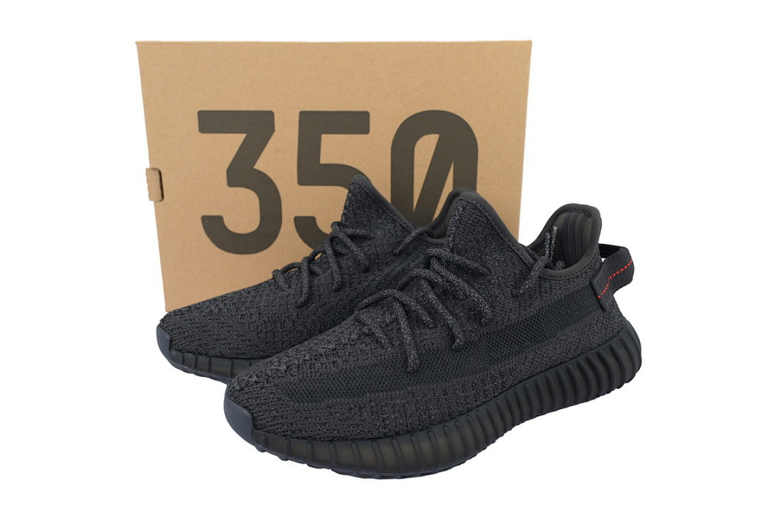 adidas Yeezy Boost 350 V2 Black Reflective FU9007 | Women's Men's Streetwear Sneakers