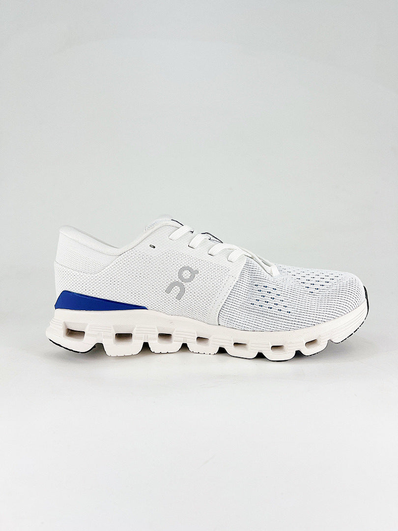 On Cloud X 4 White & Blue Sneakers | Women's & Men's Style | 3WE30073559