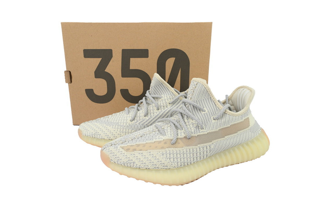 Adidas Yeezy Boost 350 V2 Lundmark Grey Cream Sneakers FU9161