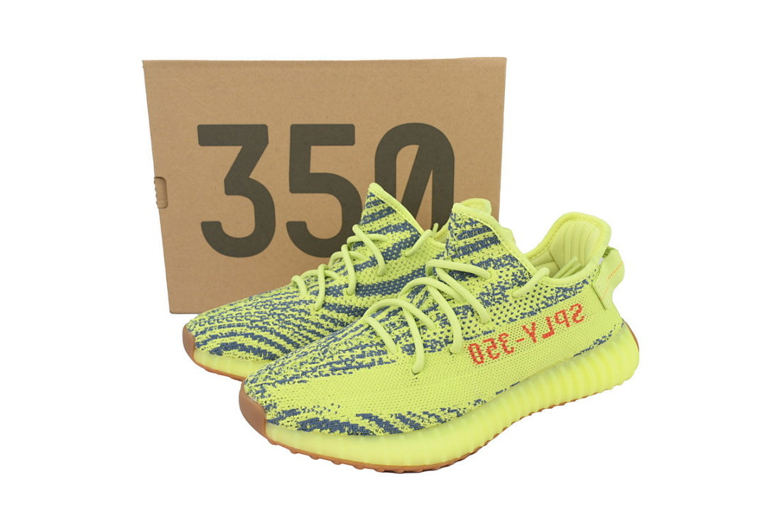 adidas Yeezy Boost 350 V2 Semi Frozen Yellow B37572 Sneakers Women Men