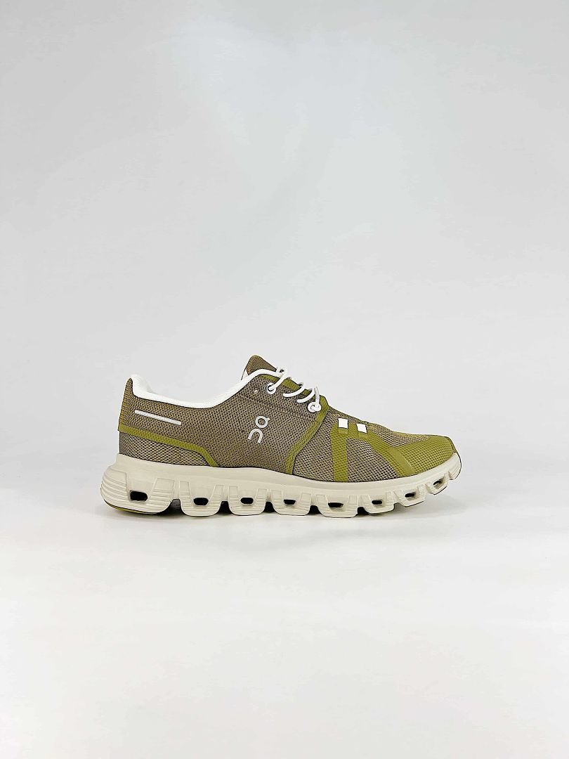 On Cloud 6 Push Olive Green Sneakers | Women's & Men's Style | 3WF10063014