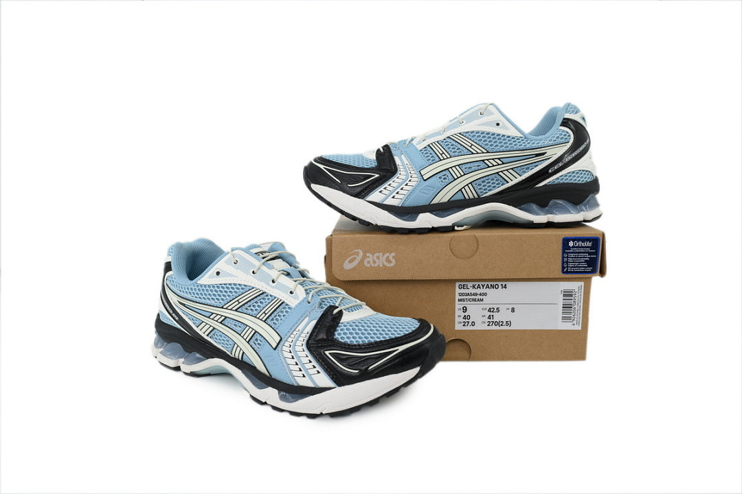 ASICS GEL-KAYANO 14 Unlimited Pack Mist Cream Women's Men's Y2K Retro Sneakers | 1203A549-400