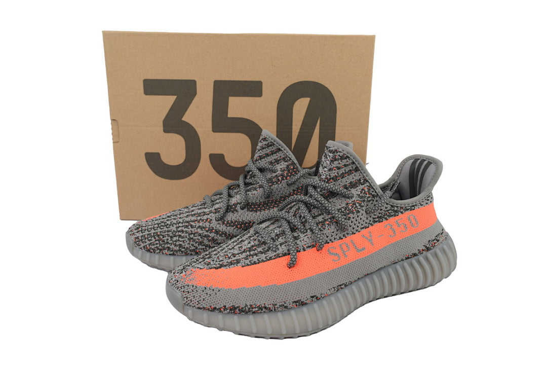 adidas Yeezy Boost 350 V2 Beluga Reflective GW1229 | Women's Men's Grey Orange Sneakers