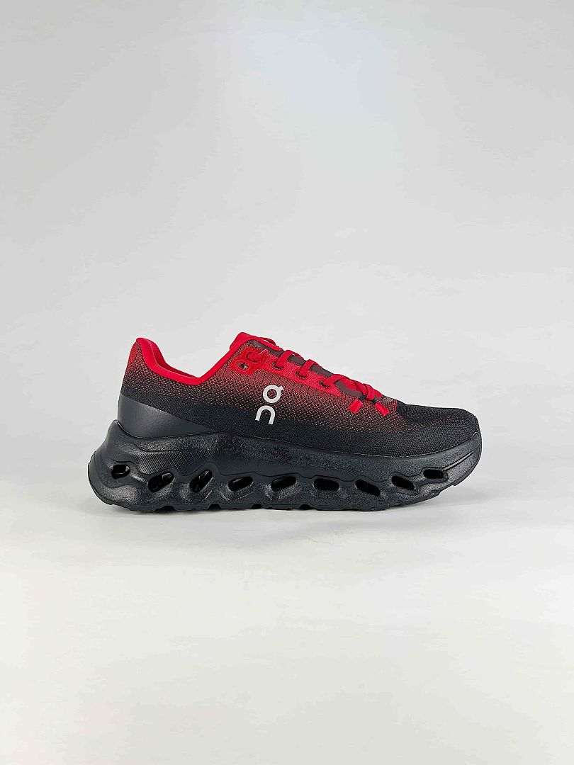 On Cloudtilt Black Red Lifestyle Sneakers