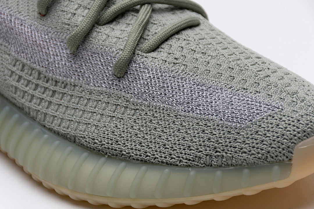 adidas Yeezy Boost 350 V2 Desert Sage FX9035 Women's Men's Sage Green Orange Sneakers