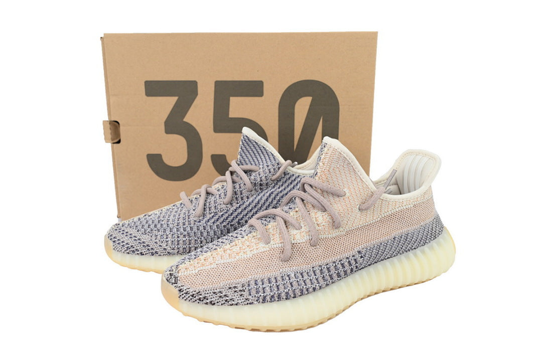 Adidas Yeezy Boost 350 V2 Ash Pearl GY7658 Grey Beige Low Top Sneakers