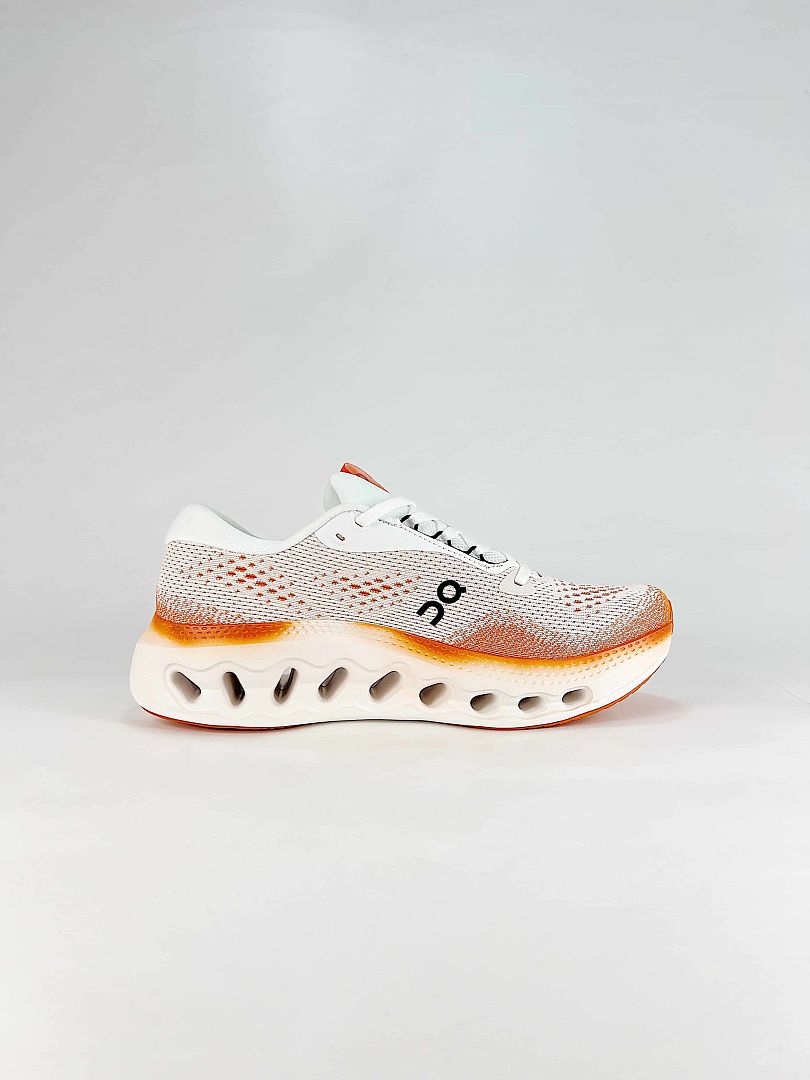On Cloudtilt White Orange Low Top Chunky Sneakers Everyday Casual Shoes