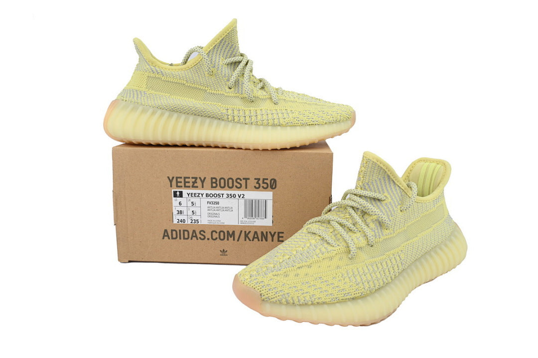 adidas Yeezy Boost 350 V2 Antlia FV3250 | Women's Men's Yellow Streetwear Sneakers