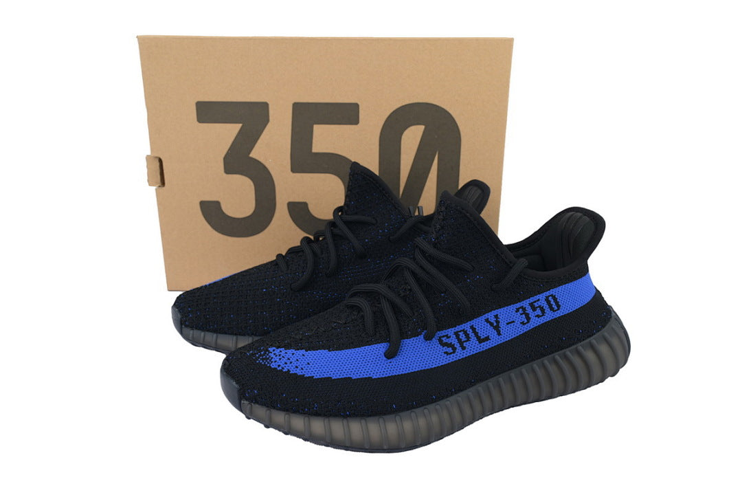 Adidas Yeezy Boost 350 V2 Black Blue Sneakers GY7164