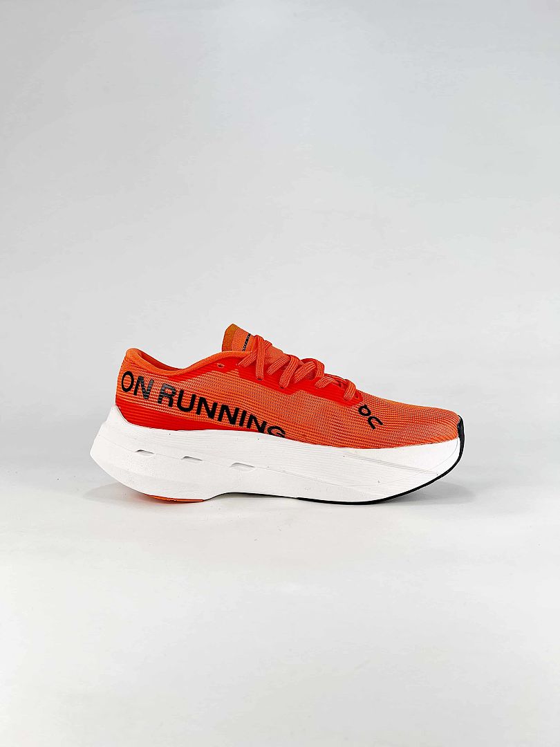On Cloudboom Volt Orange White Running Sneakers Women Men 3WF30984553