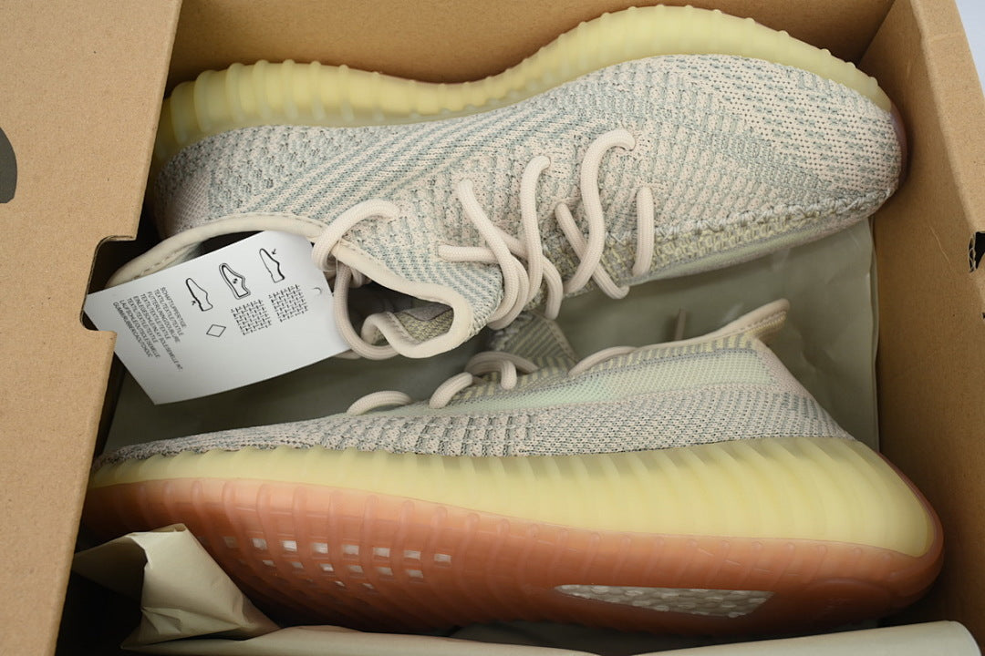adidas Yeezy Boost 350 V2 Citrin FW3042 Women's Men's Low-Top Sneakers