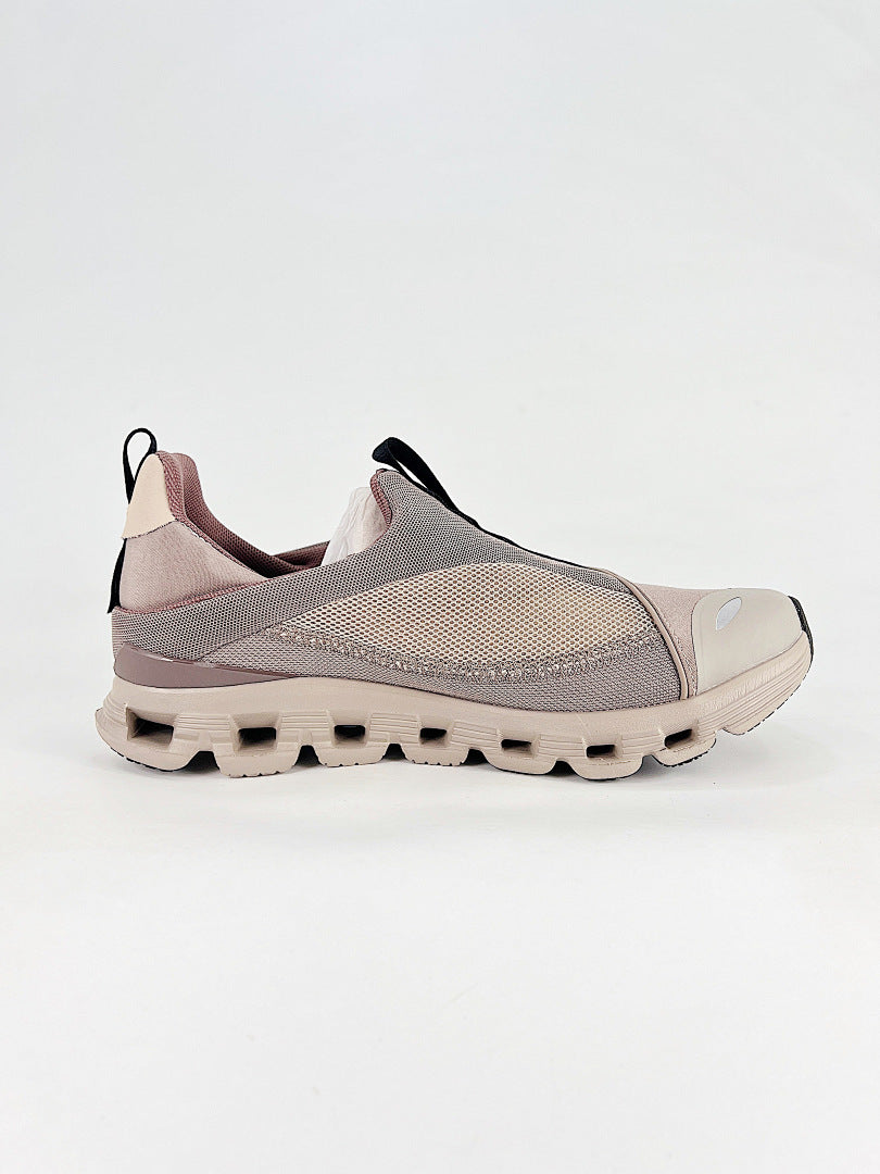 On Cloud Beige Taupe Slip On Sneakers Women Men Casual Shoes