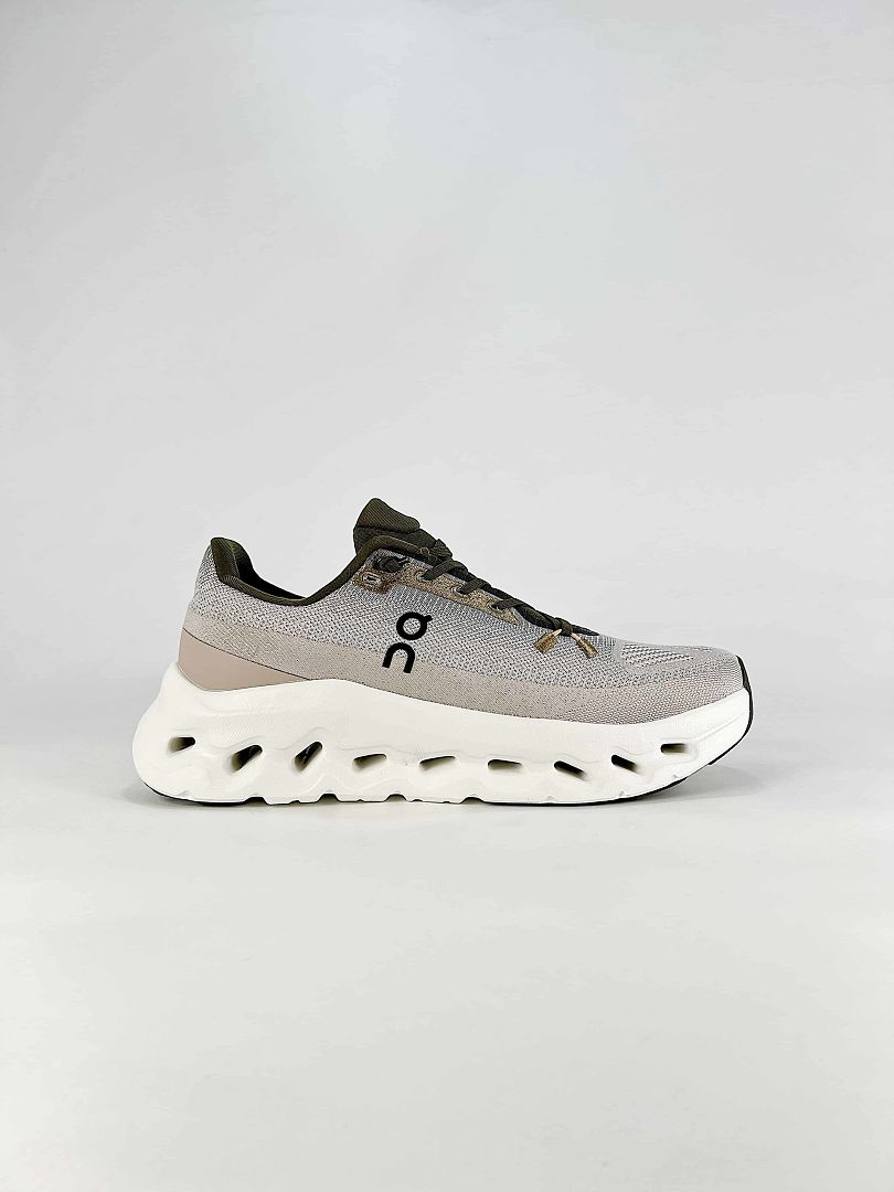 On Cloudtilt Beige Olive Lifestyle Sneakers