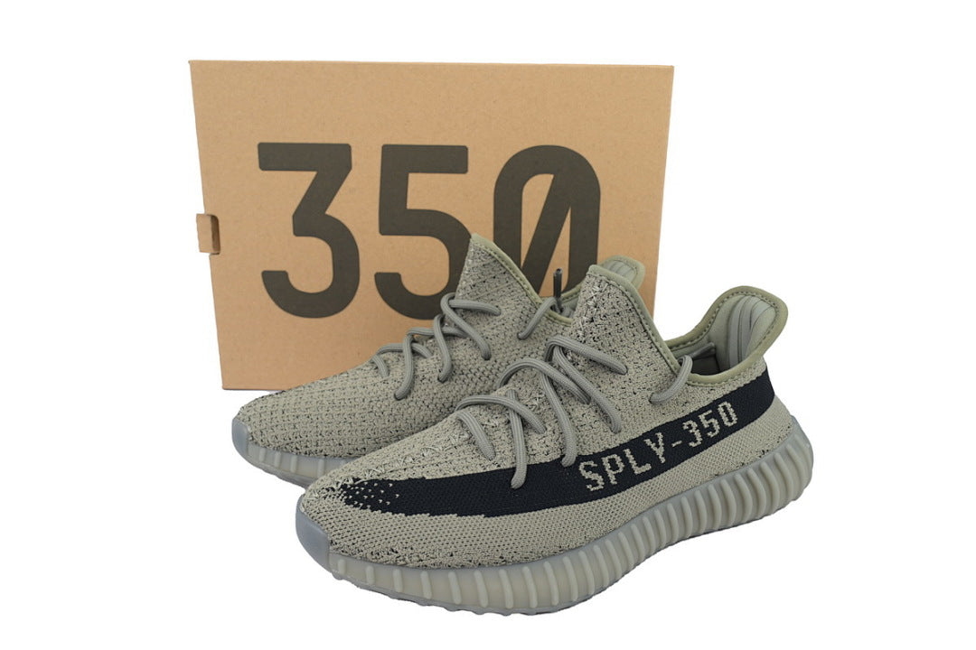 adidas Yeezy Boost 350 V2 Granite HQ2059 Grey Black Streetwear Sneakers Women Men