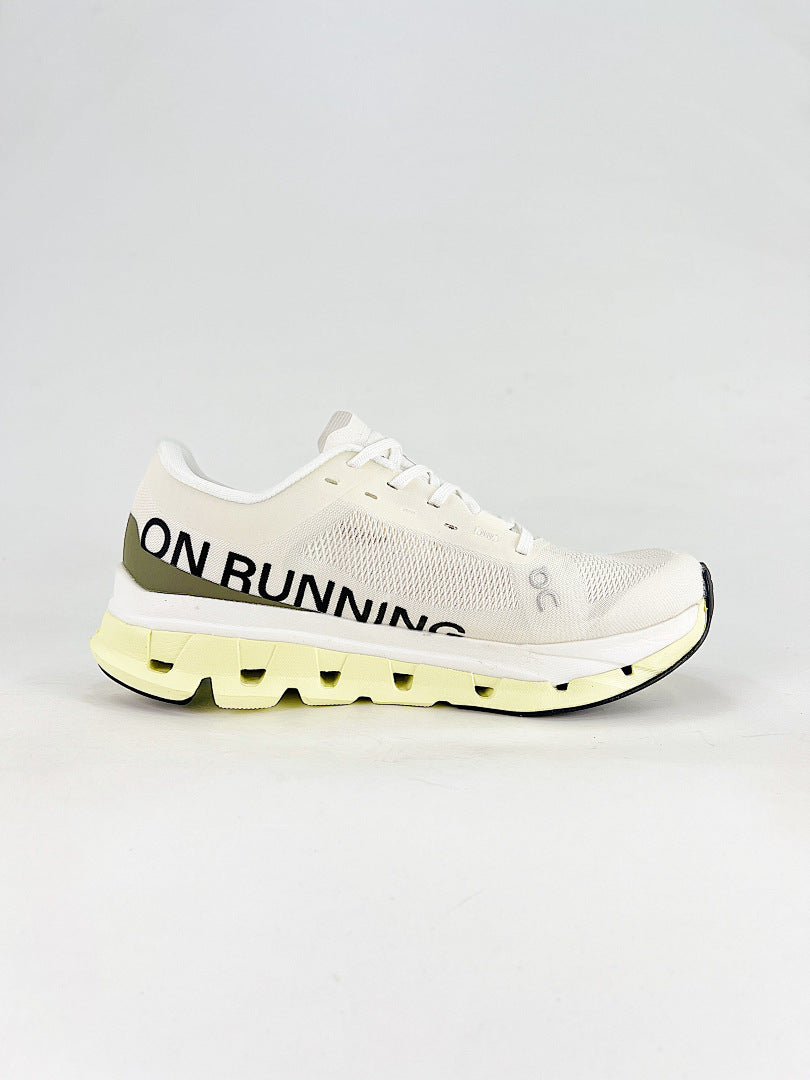 On Cloudflow 5 Ivory Yellow Running Sneakers Women Men 3MF10114852