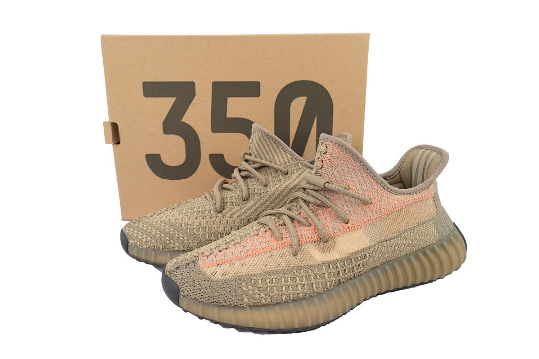 Adidas Yeezy Boost 350 V2 Eliada Brown Orange Sneakers FZ5240