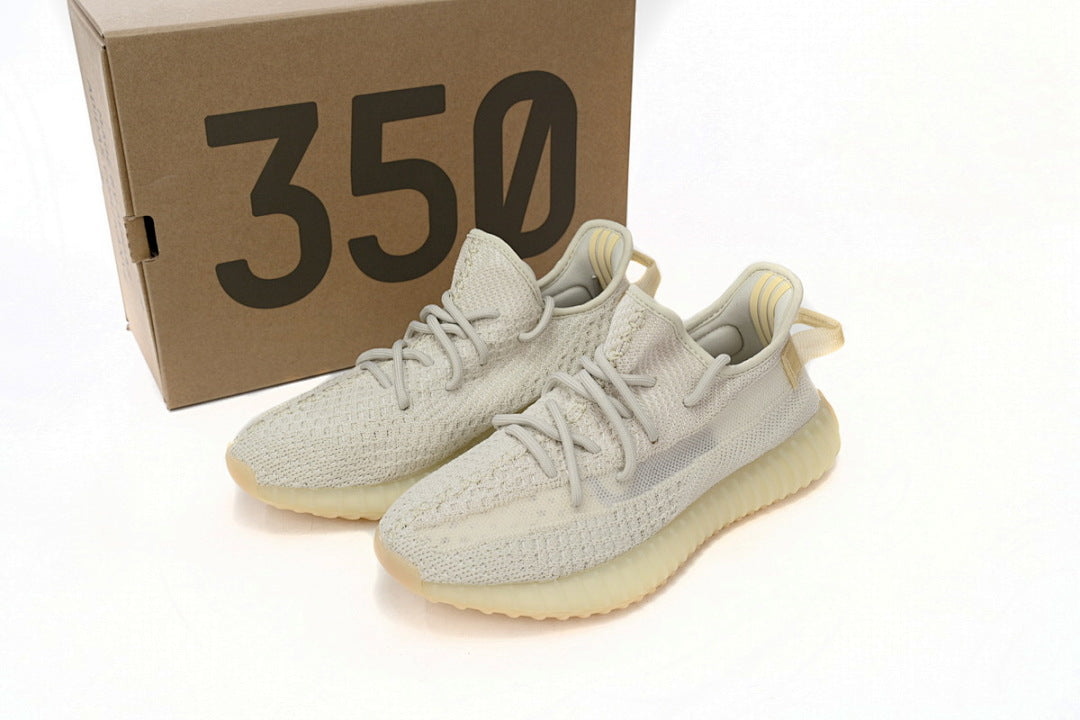 adidas Yeezy Boost 350 V2 Light GY3438 Women's Men's Cream White Streetwear Sneakers